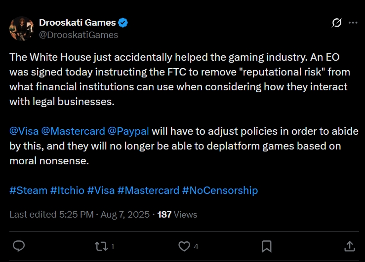 Trump Ordered to Stop Debanking, Could End Mastercard and Visa Gaming Censorship
