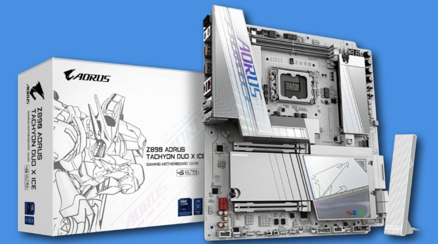 GIGABYTE Launched New Z890 AORUS TACHYON DUO X ICE